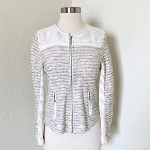 Nic+Zoe Tweed Moto Jacket